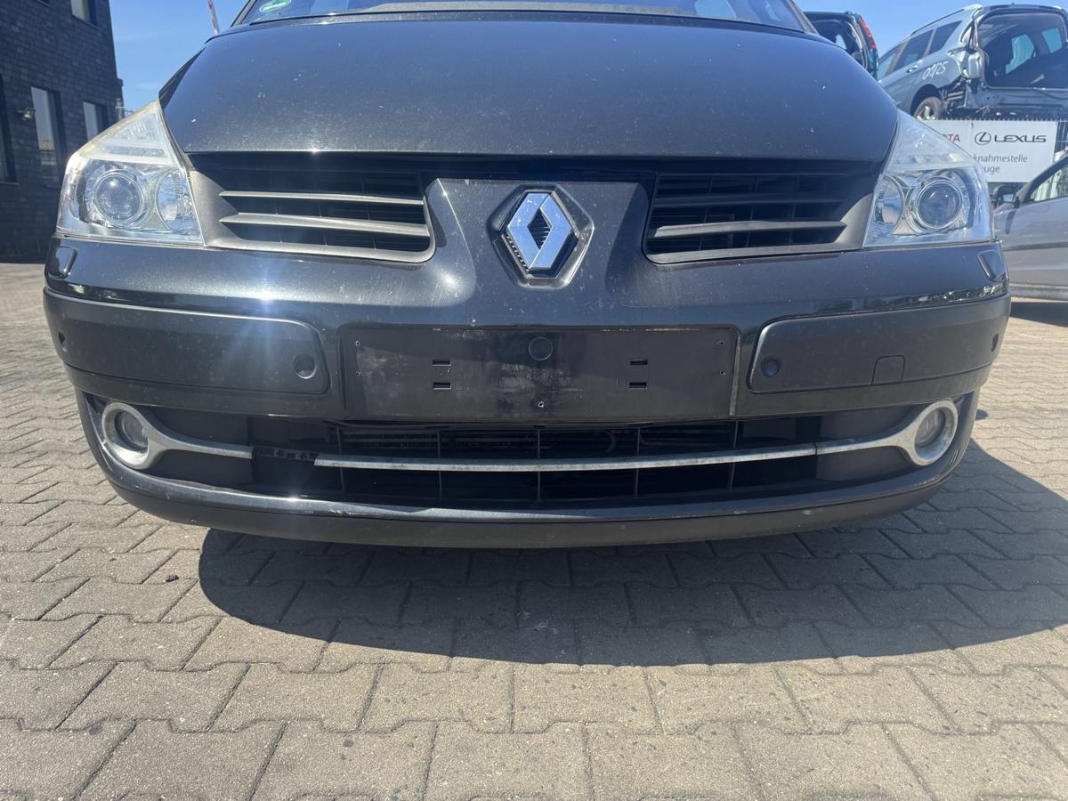 Renault Espace 4 original Sto&szlig;stange Stossf&auml;nger vorn NV676 Schwarz Phase 3 Bj.2011